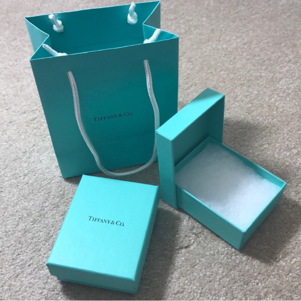 Tiffany and Co bag and boxes